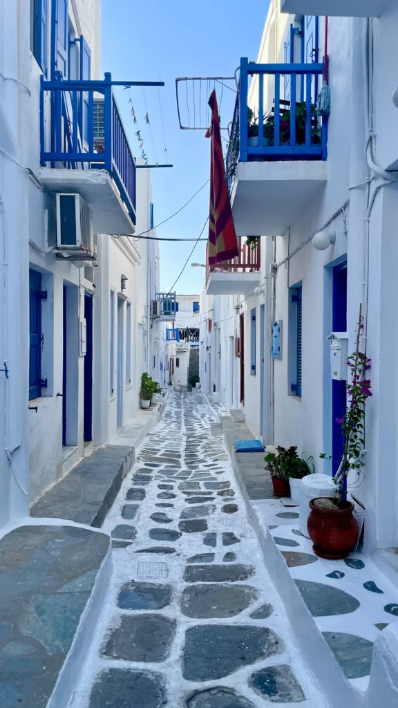 Narrow Alleys, Santorini